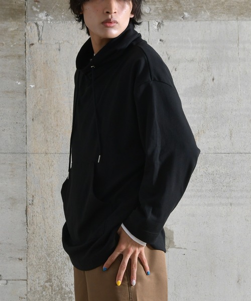 En serio TOKYO（エンソリオトーキョー）の「カウルネックプルオーバー（パーカー・メンズ・ブラック/ターコイズブルー/チャコール・MEDIUM/LARGE/X-LARGE）」の6枚目の写真