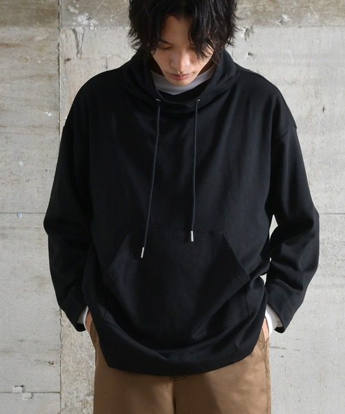 En serio TOKYO（エンソリオトーキョー）の「カウルネックプルオーバー（パーカー・メンズ・ブラック/ターコイズブルー/チャコール・MEDIUM/LARGE/X-LARGE）」の7枚目の写真