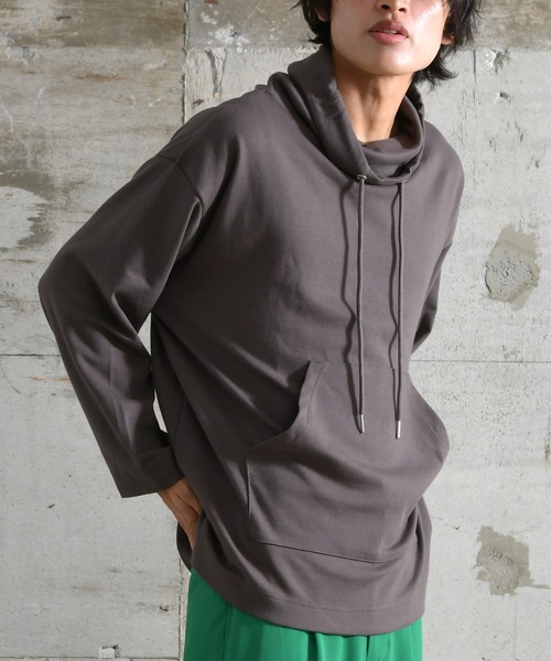 En serio TOKYO（エンソリオトーキョー）の「カウルネックプルオーバー（パーカー・メンズ・ブラック/ターコイズブルー/チャコール・MEDIUM/LARGE/X-LARGE）」の12枚目の写真