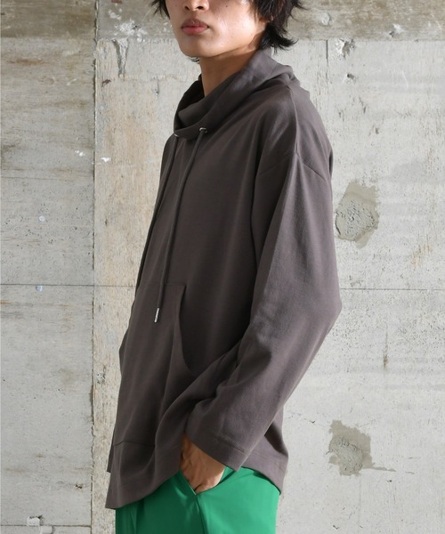 En serio TOKYO（エンソリオトーキョー）の「カウルネックプルオーバー（パーカー・メンズ・ブラック/ターコイズブルー/チャコール・MEDIUM/LARGE/X-LARGE）」の13枚目の写真