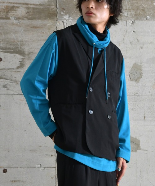 En serio TOKYO（エンソリオトーキョー）の「カウルネックプルオーバー（パーカー・メンズ・ブラック/ターコイズブルー/チャコール・MEDIUM/LARGE/X-LARGE）」の15枚目の写真