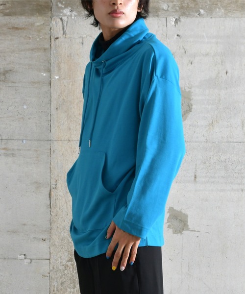 En serio TOKYO（エンソリオトーキョー）の「カウルネックプルオーバー（パーカー・メンズ・ブラック/ターコイズブルー/チャコール・MEDIUM/LARGE/X-LARGE）」の18枚目の写真