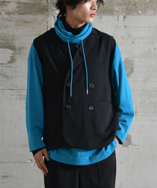 En serio TOKYO（エンソリオトーキョー）の「カウルネックプルオーバー（パーカー・メンズ・ブラック/ターコイズブルー/チャコール・MEDIUM/LARGE/X-LARGE）」の21枚目の写真