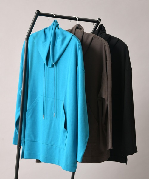En serio TOKYO（エンソリオトーキョー）の「カウルネックプルオーバー（パーカー・メンズ・ブラック/ターコイズブルー/チャコール・MEDIUM/LARGE/X-LARGE）」の22枚目の写真
