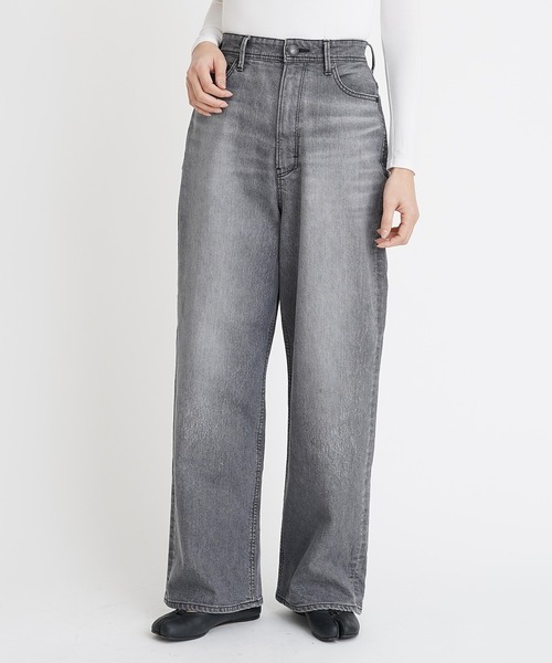 2024SS ヤヌーク LOUISE ストレート ユーズドフェードグレー 25 m-01-12.jpg