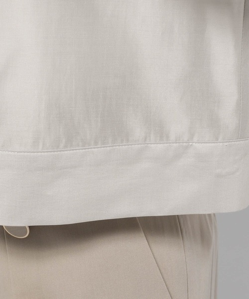 Andemiu（アンデミュウ）の「シアーノーカラーブルゾン112737（ブルゾン・レディース・ベージュ/ブラック/グレー・FREE）」の11枚目の写真