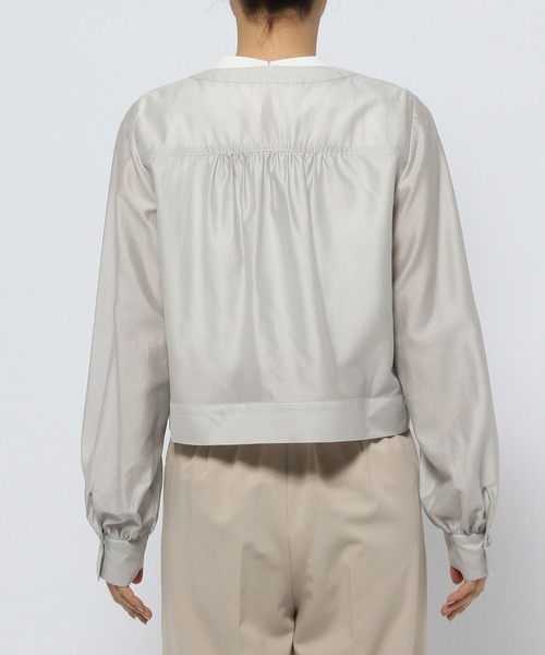 Andemiu（アンデミュウ）の「シアーノーカラーブルゾン112737（ブルゾン・レディース・ベージュ/ブラック/グレー・FREE）」の16枚目の写真