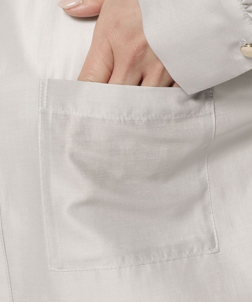 Andemiu（アンデミュウ）の「シアーノーカラーブルゾン112737（ブルゾン・レディース・ベージュ/ブラック/グレー・FREE）」の12枚目の写真