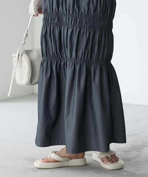 forksy.（フォルクシー）の「【forksy.】パデッドボリュームソールトングサンダル（サンダル・レディース・ブラック/ピンク/アイボリー・S/LL/L/M）」の8枚目の写真