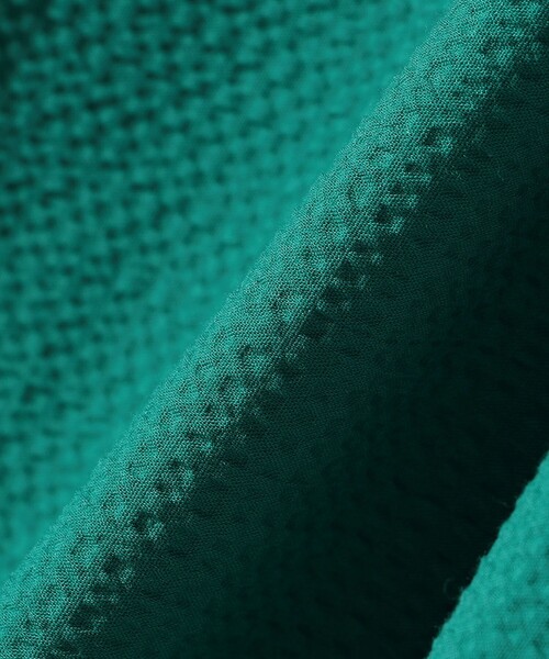 SHIPS any（シップス エニィ）の「SHIPS any: サッカー ペプラム ギャザー シャツ ブラウス（シャツ/ブラウス・レディース・オフホワイト/ネイビー/グリーン・ONE SIZE）」の10枚目の写真