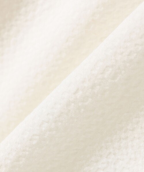 SHIPS any（シップス エニィ）の「SHIPS any: サッカー ペプラム ギャザー シャツ ブラウス（シャツ/ブラウス・レディース・オフホワイト/ネイビー/グリーン・ONE SIZE）」の12枚目の写真