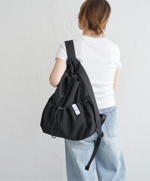 notch.（ノッチ）の「ナイロン巾着リュック（バックパック/リュック