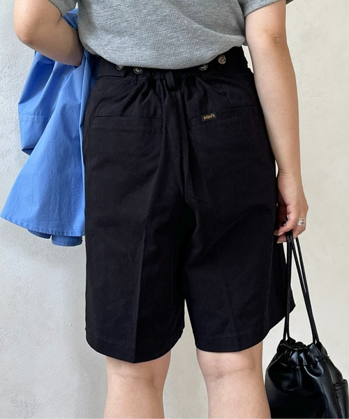 CPCM（シーピーシーエム）の「【PIPI'sセレクト】チノハーフパンツ（チノパンツ・レディース・グレー/ベージュ/ブラック・FREE）」の22枚目の写真