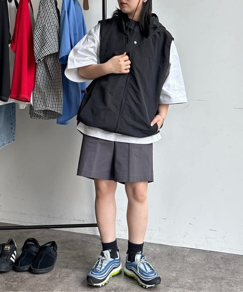 CPCM（シーピーシーエム）の「【PIPI'sセレクト】チノハーフパンツ（チノパンツ・レディース・グレー/ベージュ/ブラック・FREE）」の10枚目の写真