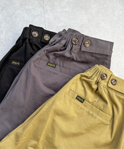 CPCM（シーピーシーエム）の「【PIPI'sセレクト】チノハーフパンツ（チノパンツ・レディース・グレー/ベージュ/ブラック・FREE）」の7枚目の写真