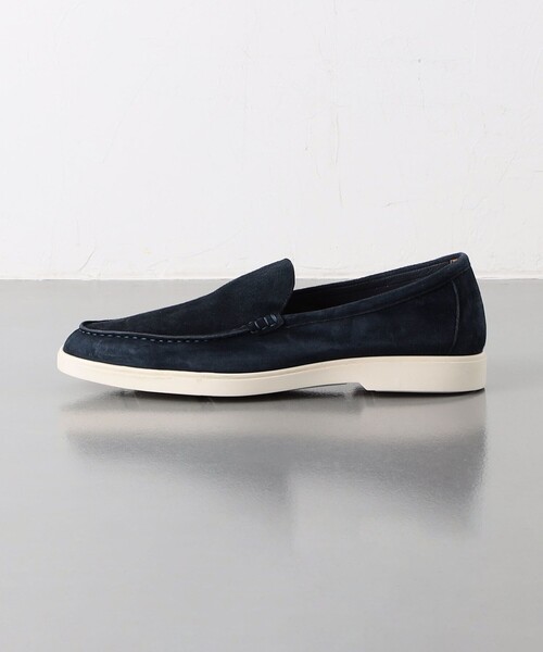 UNITED ARROWS(ユナイテッドアローズ)の「<IL MOCASSINO> PIETRASANTA/スエード スリッポン スニーカー(スニーカー・メンズ・ネイビー/ダークブラウン・42/41/40)」の2枚目の写真