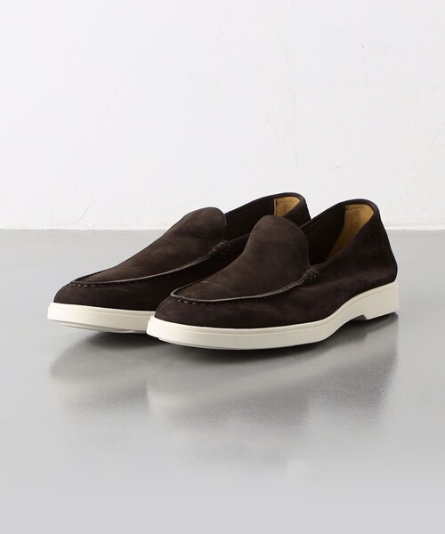 UNITED ARROWS(ユナイテッドアローズ)の「<IL MOCASSINO> PIETRASANTA/スエード スリッポン スニーカー(スニーカー・メンズ・ネイビー/ダークブラウン・42/41/40)」の3枚目の写真