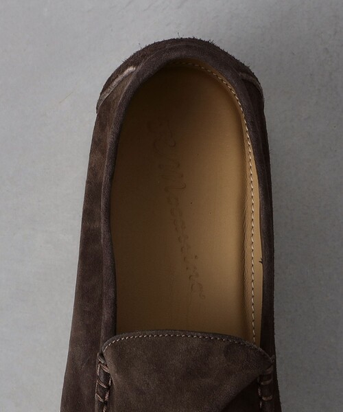 UNITED ARROWS(ユナイテッドアローズ)の「<IL MOCASSINO> PIETRASANTA/スエード スリッポン スニーカー(スニーカー・メンズ・ネイビー/ダークブラウン・42/41/40)」の8枚目の写真
