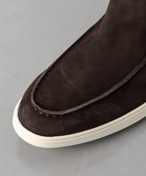 UNITED ARROWS(ユナイテッドアローズ)の「<IL MOCASSINO> PIETRASANTA/スエード スリッポン スニーカー(スニーカー・メンズ・ネイビー/ダークブラウン・42/41/40)」の9枚目の写真