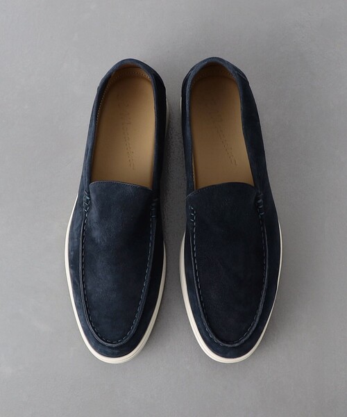UNITED ARROWS(ユナイテッドアローズ)の「<IL MOCASSINO> PIETRASANTA/スエード スリッポン スニーカー(スニーカー・メンズ・ネイビー/ダークブラウン・42/41/40)」の11枚目の写真