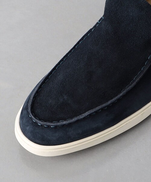 UNITED ARROWS(ユナイテッドアローズ)の「<IL MOCASSINO> PIETRASANTA/スエード スリッポン スニーカー(スニーカー・メンズ・ネイビー/ダークブラウン・42/41/40)」の12枚目の写真