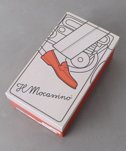 UNITED ARROWS(ユナイテッドアローズ)の「<IL MOCASSINO> PIETRASANTA/スエード スリッポン スニーカー(スニーカー・メンズ・ネイビー/ダークブラウン・42/41/40)」の14枚目の写真