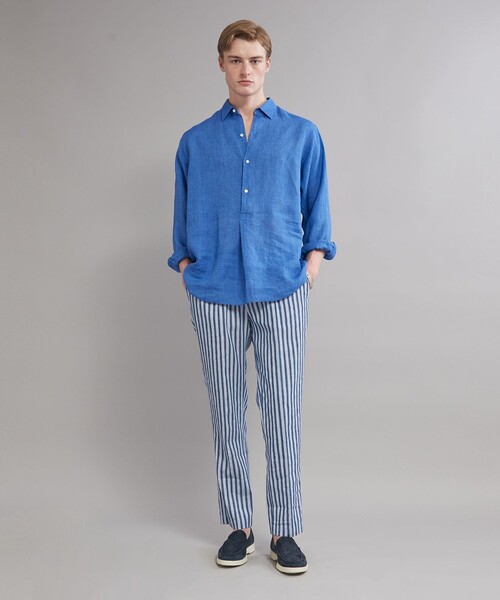 UNITED ARROWS(ユナイテッドアローズ)の「<IL MOCASSINO> PIETRASANTA/スエード スリッポン スニーカー(スニーカー・メンズ・ネイビー/ダークブラウン・42/41/40)」の16枚目の写真