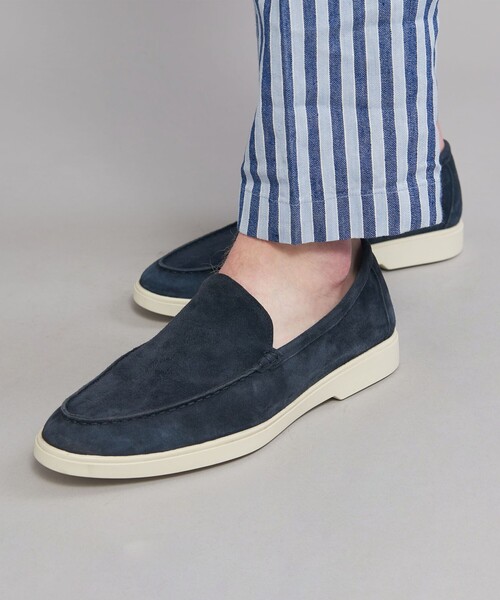 UNITED ARROWS(ユナイテッドアローズ)の「<IL MOCASSINO> PIETRASANTA/スエード スリッポン スニーカー(スニーカー・メンズ・ネイビー/ダークブラウン・42/41/40)」の18枚目の写真