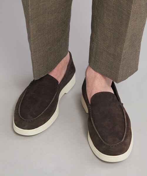 UNITED ARROWS(ユナイテッドアローズ)の「<IL MOCASSINO> PIETRASANTA/スエード スリッポン スニーカー(スニーカー・メンズ・ネイビー/ダークブラウン・42/41/40)」の20枚目の写真