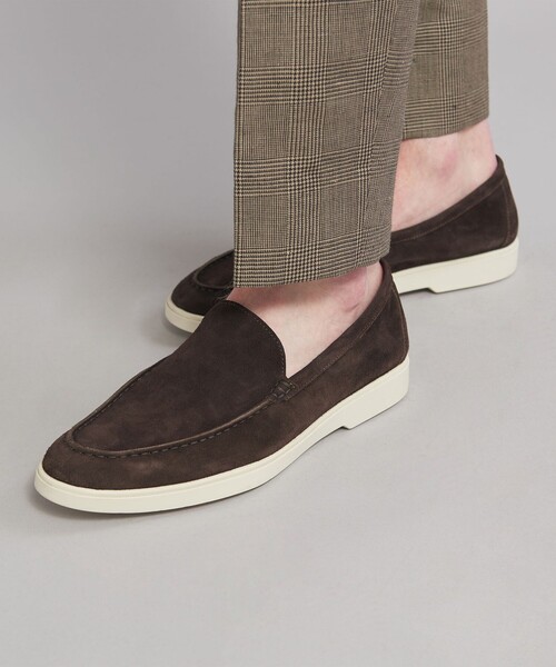 UNITED ARROWS(ユナイテッドアローズ)の「<IL MOCASSINO> PIETRASANTA/スエード スリッポン スニーカー(スニーカー・メンズ・ネイビー/ダークブラウン・42/41/40)」の21枚目の写真