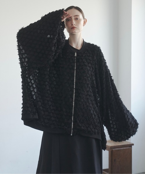 Utusiyo（ウツシヨ）の「blouson 曙（MA-1・メンズ・ブラック/ホワイト・FREE）」の12枚目の写真