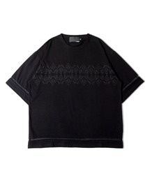 JACKROSE（ジャックローズ）の「JE-刺繍 RACE TAPE TEE（Tシャツ/カットソー）」