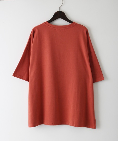 SpRay(スプレイ)の「パスタキッズBIG Tシャツ(Tシャツ/カットソー・レディース・オートミール/スミクロ/レッド/アイボリー/オフホワイト・FREE)」の6枚目の写真