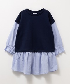 【美品】SNIDEL バックフレアミニニットAラインワンピース セール】バックフレアミニニットAラインワンピース（ワンピース