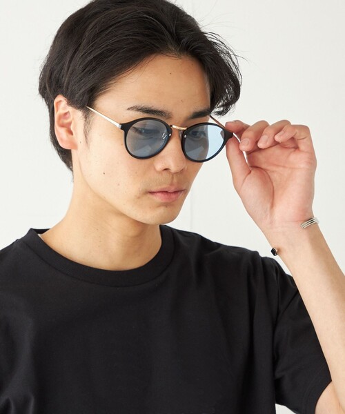 SHIPS Colors（シップス カラーズ）の「SHIPS Colors:ボストン サングラス◇（サングラス・メンズ・ブラウン/ブルー/その他・ONE SIZE）」の3枚目の写真