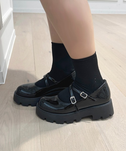 apres jour(アプレジュール)の「クロスベルトローファー【ZOZOTOWN限定アイテム】(ローファー・レディース・ブラック系その他/ブラック/アイボリー・X-LARGE/LARGE/MEDIUM/SMALL)」の7枚目の写真