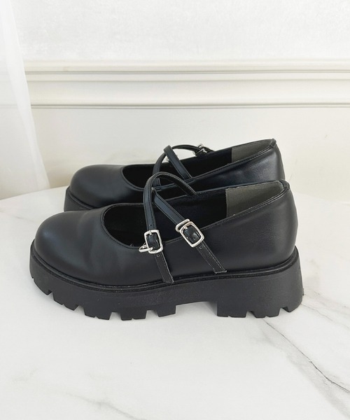 apres jour(アプレジュール)の「クロスベルトローファー【ZOZOTOWN限定アイテム】(ローファー・レディース・ブラック系その他/ブラック/アイボリー・X-LARGE/LARGE/MEDIUM/SMALL)」の11枚目の写真