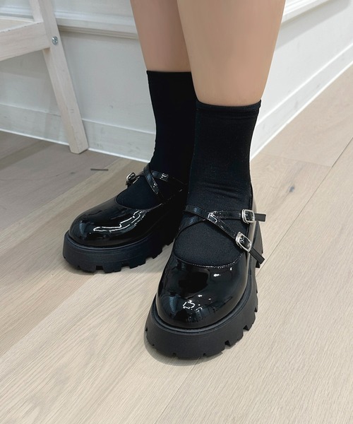 apres jour(アプレジュール)の「クロスベルトローファー【ZOZOTOWN限定アイテム】(ローファー・レディース・ブラック系その他/ブラック/アイボリー・X-LARGE/LARGE/MEDIUM/SMALL)」の8枚目の写真