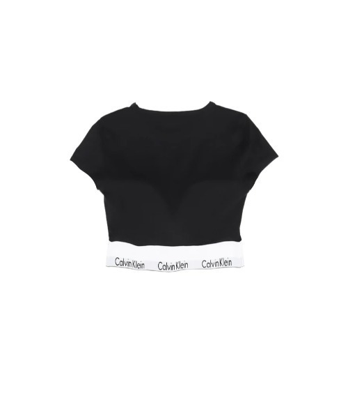 Calvin Klein（カルバン・クライン）の「T-SHIRT BRALETTE（その他アンダーウェア/インナー・レディース・グレー/ブラック・M/S）」の6枚目の写真