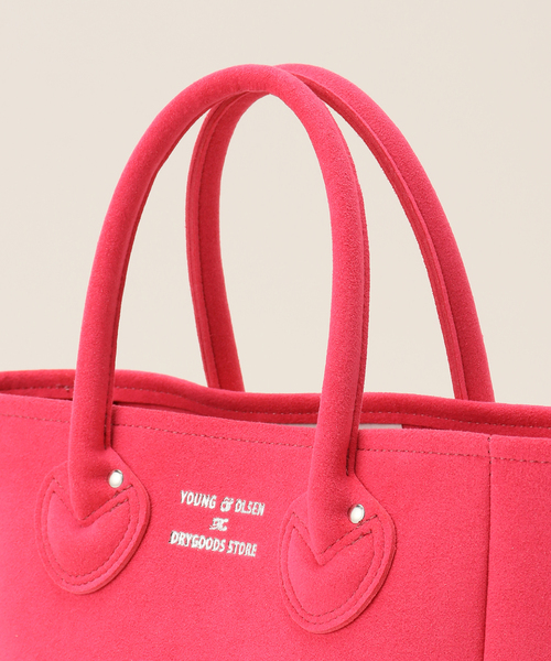 IENA（イエナ）の「【YOUNG&OLSEN/ヤングアンドオルセン】ULTRASUEDE D TOTE S トートバッグ（トートバッグ・レディース・ピンク・FREE）」の7枚目の写真