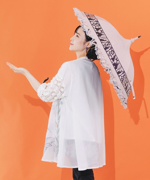 ScoLar（スカラー）の「642700：フリルレース付きメルヘン柄 遮光