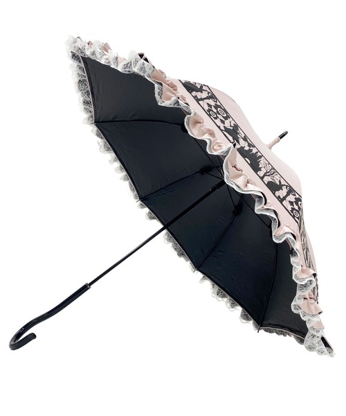 ScoLar（スカラー）の「642700：フリルレース付きメルヘン柄 遮光アンブレラ（長傘・レディース・ピンク・FREE）」の8枚目の写真