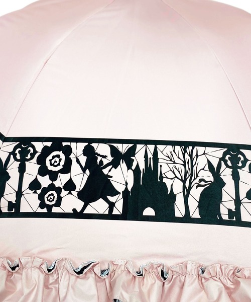 ScoLar（スカラー）の「642700：フリルレース付きメルヘン柄 遮光アンブレラ（長傘・レディース・ピンク・FREE）」の10枚目の写真