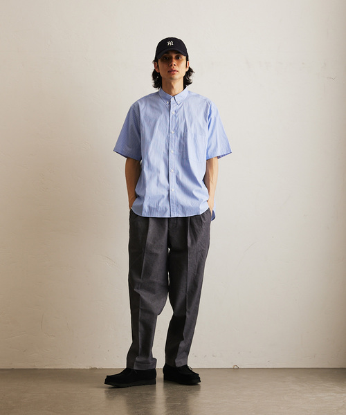 417 EDIFICE（フォーワンセブンエディフィス）の「ライトデニム 2タックイージー（デニムパンツ・メンズ・チャコールグレー/スカイブルー/ブラック/ネイビー・MEDIUM/LARGE/SMALL）」の5枚目の写真