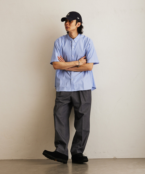 417 EDIFICE（フォーワンセブンエディフィス）の「ライトデニム 2タックイージー（デニムパンツ・メンズ・チャコールグレー/スカイブルー/ブラック/ネイビー・MEDIUM/LARGE/SMALL）」の10枚目の写真