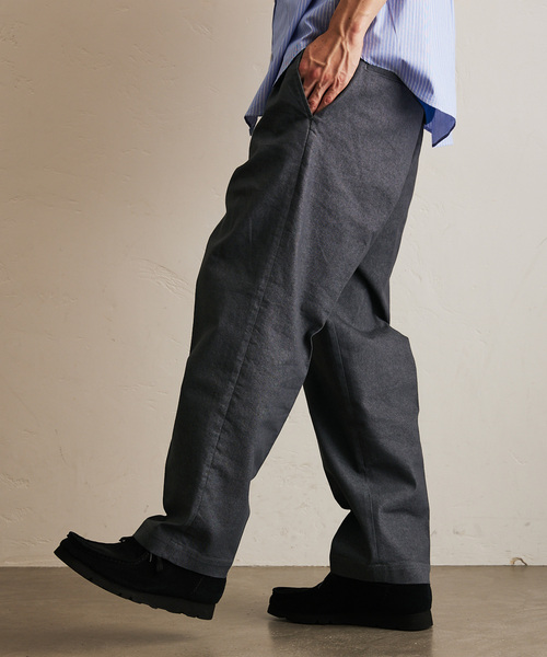 417 EDIFICE（フォーワンセブンエディフィス）の「ライトデニム 2タックイージー（デニムパンツ・メンズ・チャコールグレー/スカイブルー/ブラック/ネイビー・MEDIUM/LARGE/SMALL）」の11枚目の写真