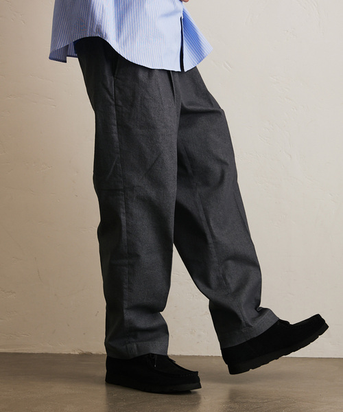 417 EDIFICE（フォーワンセブンエディフィス）の「ライトデニム 2タックイージー（デニムパンツ・メンズ・チャコールグレー/スカイブルー/ブラック/ネイビー・MEDIUM/LARGE/SMALL）」の12枚目の写真