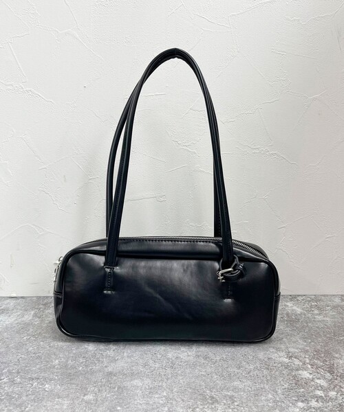 fredy emue（フレディエミュ）の「【WEB限定カラーあり】ロングハンドルボストンバッグ（ボストンバッグ・レディース・ブラック/ベビーピンク/アイボリー・FREE）」の21枚目の写真