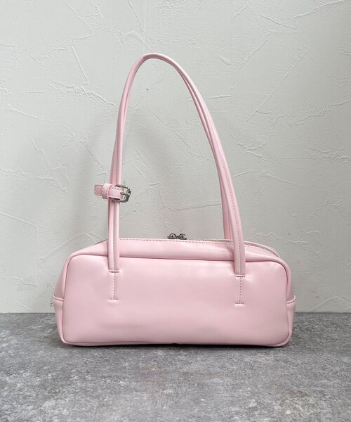 fredy emue（フレディエミュ）の「【WEB限定カラーあり】ロングハンドルボストンバッグ（ボストンバッグ・レディース・ブラック/ベビーピンク/アイボリー・FREE）」の19枚目の写真