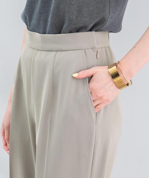 URBAN RESEARCH ROSSO WOMEN（アーバンリサーチ　ロッソ）の「ウォッシャブルセミフレアパンツ（その他パンツ・レディース・ブラック/ホワイト/ベージュ・38/36）」の16枚目の写真